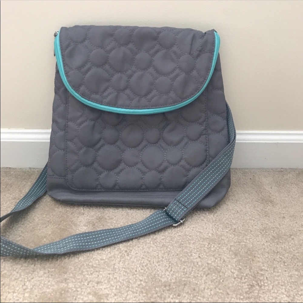 *SOLD* Thirty One Grey Laptop Messenger Bag